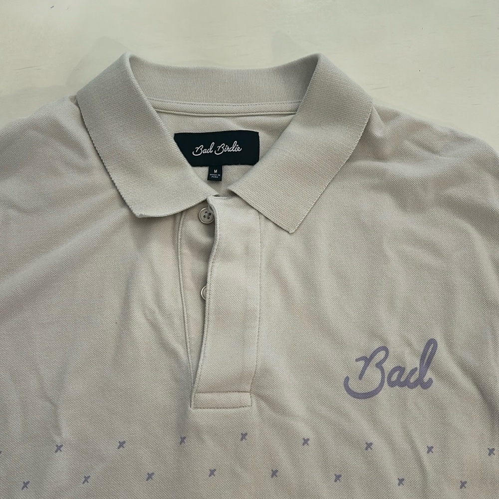 Bad Birdie Long Sleeve Golf Polo Collared Shirt